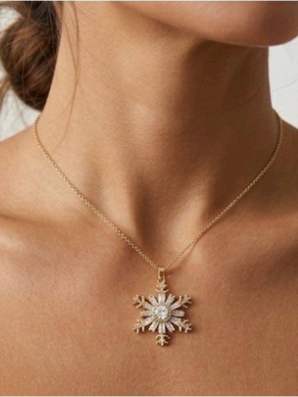 Snowflake necklace | pendant Necklace | Christmas Jewelry